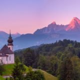 Berchtesgaden Maria Gern mit Watzmann